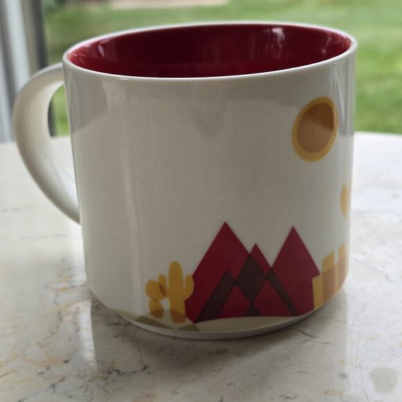 STARBUCKS Las Vegas Nevada 14oz Coffee Mug Cup You Are Here Series Red - Picture 7 of 11